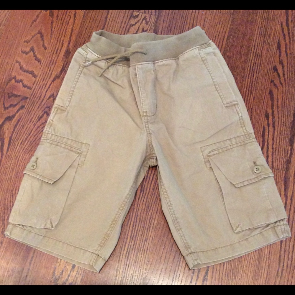 Boys gap xl cargo drawstring shorts TAN